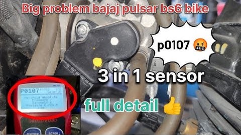 P0107 code bajaj pulsar bs6 bike me ya problem aathi hi hai 🤬🤬