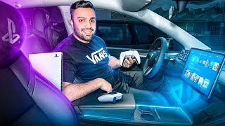 توی ماشینم اتاق گیمینگ ۳۰ میلیونی درست کردم 😍| Gaming Tesla