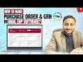 How to Make Purchase Order and GRN in Amal ERP Software