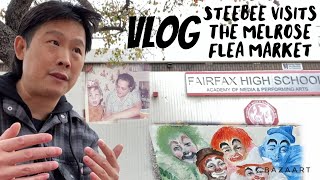 Steebee visits Melrose Flea Market(VLOG)