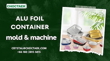 Aluminum Foil Container Mold Testing  State-of-Art Production Line Machine