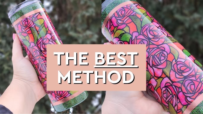 Tack it method tutorial using @thecrystalaccompany Glitter Glue