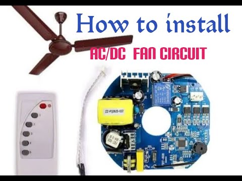 How to install new circuit with Ac/DC. Fan - YouTube