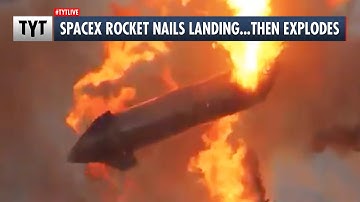 SpaceX Rocket Nails Landing...Then Explodes
