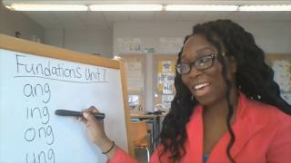 Fundations with Ms. Barrett Unit 7 Week 1