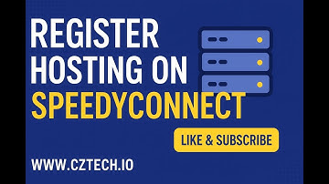 How to Register Hosting for Your Domain on Speedyconnect | Beginner Tutorial