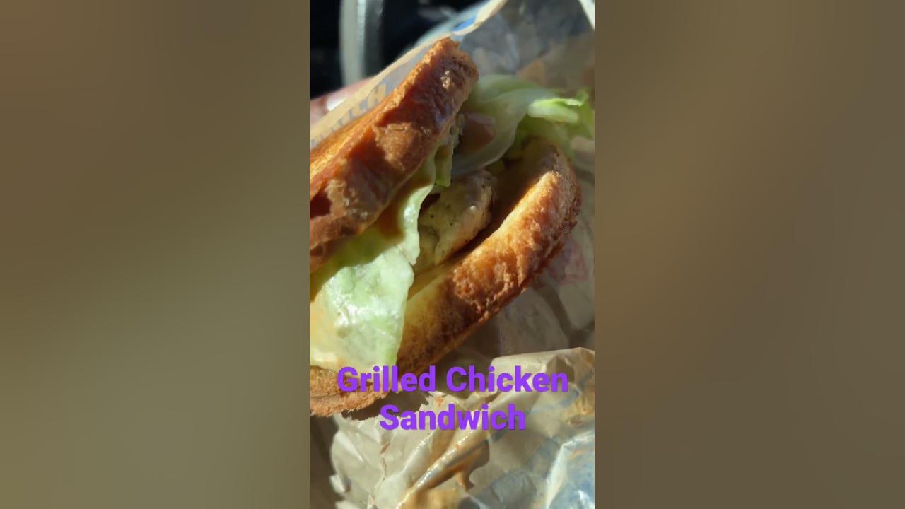 NEW JackintheBox grilled chicken sandwich YouTube