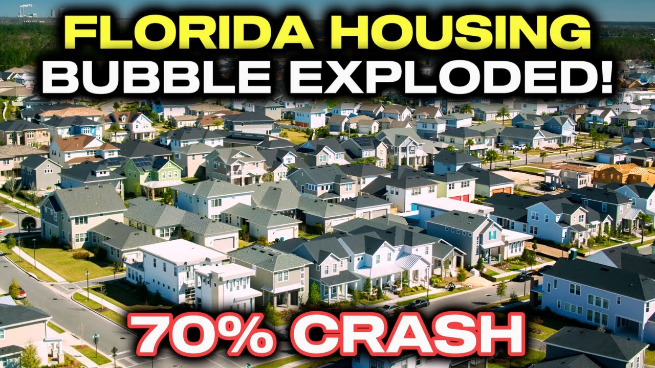 Florida Housing Crash 2025: 10 Cities Where the Market Is Collapsing Fast