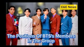 The Positioning Of The Boy Band Sensation BTS&#39;s Members In The Group Part One | E&amp;E News