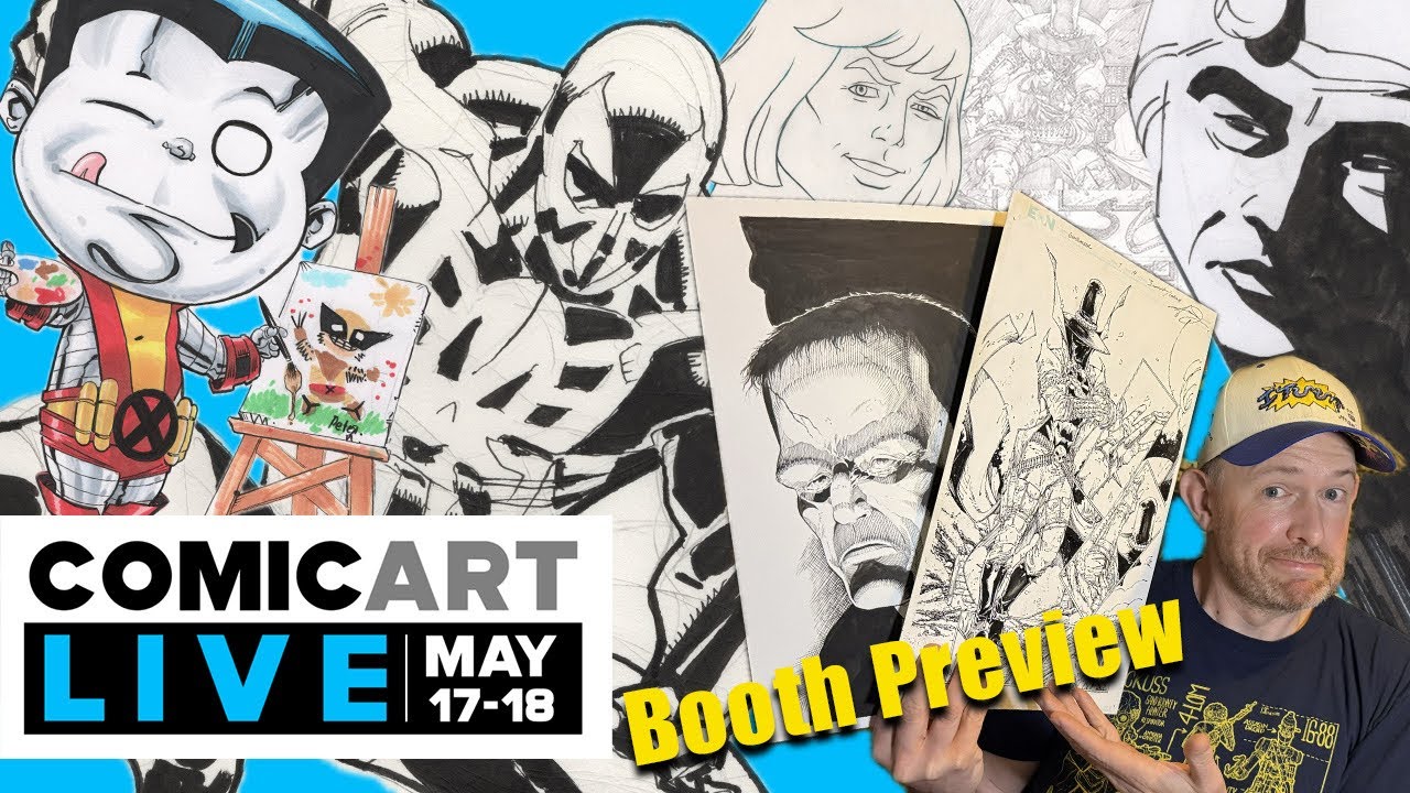 Comic Art Live: Art for Sale Booth Preview