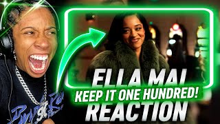 I REACTED To Ella Mai - 100 (Music Video Reaction) 