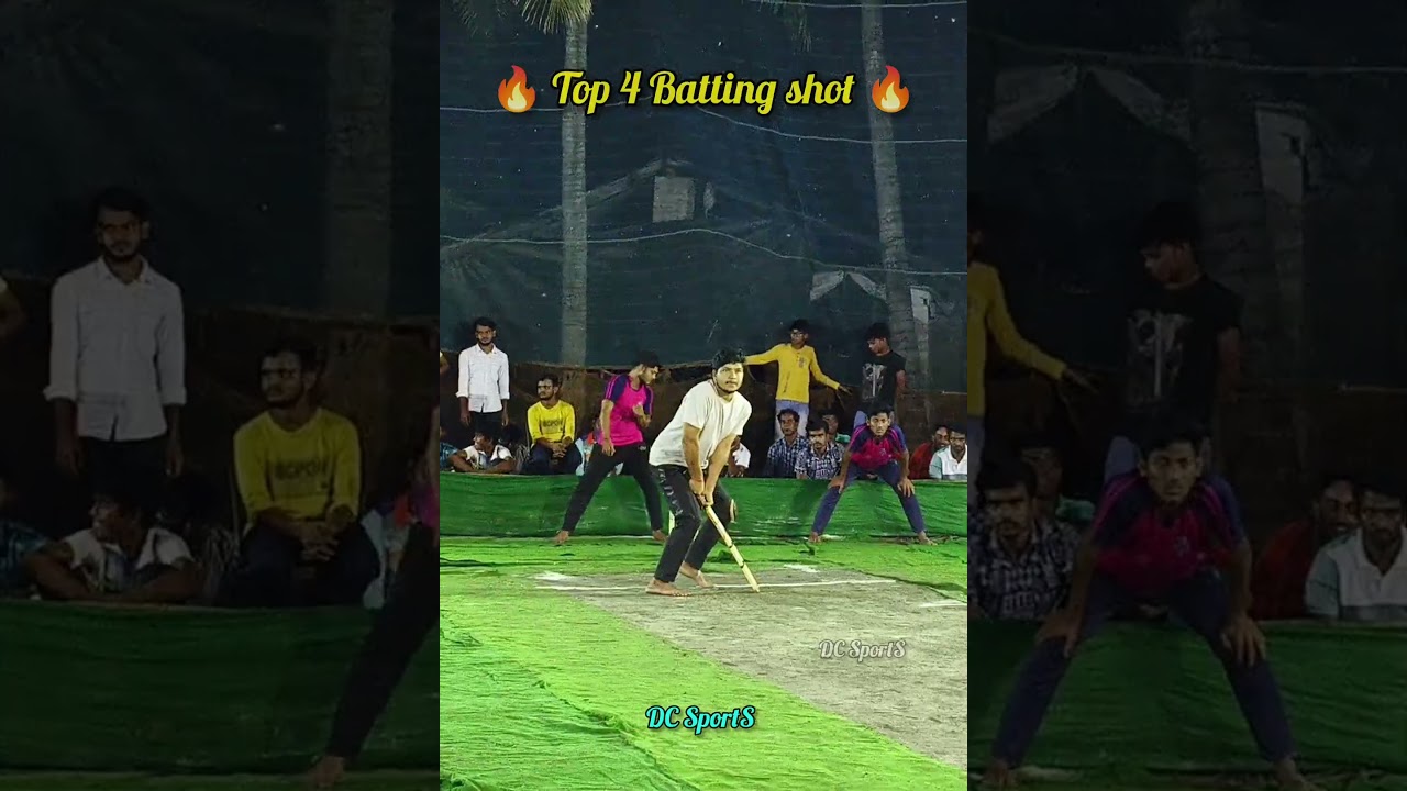 Top 4 Batting shot 🔥 