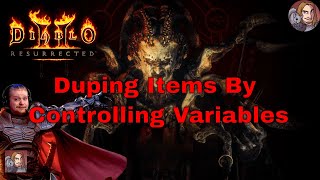 D2R Duping Items by Controlling variables - (Total Items = Stats On Gear)