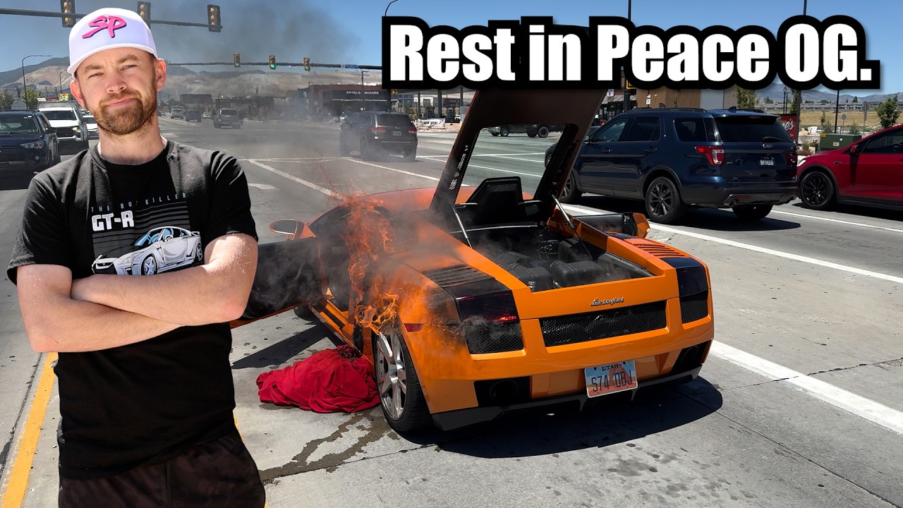 My Lamborghini Caught Fire. The OG Is Dead. - YouTube