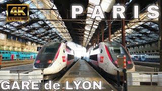 4kparis Gare De Lyon  High Speed Trainstgv Inoui Ouigo Sncfseptember 2021