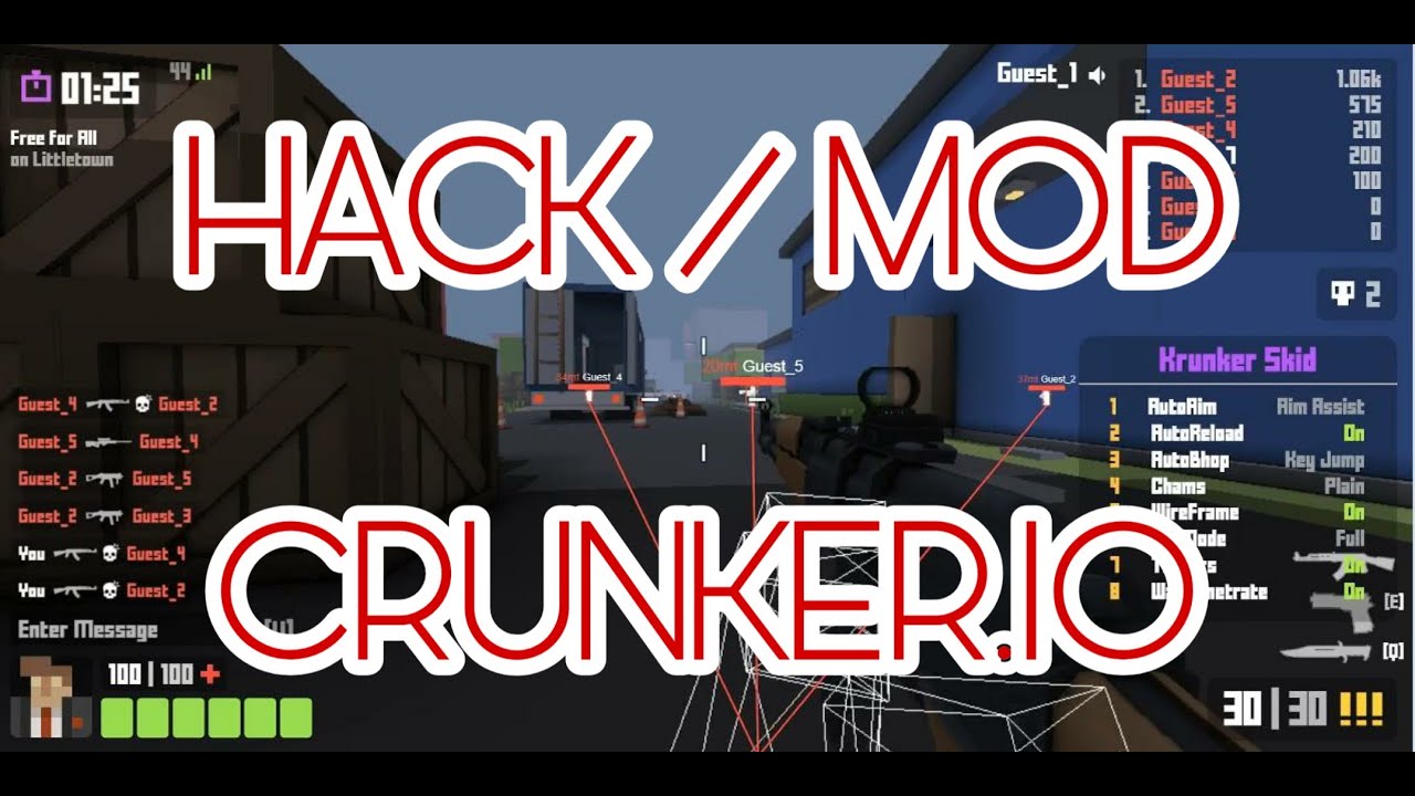 Hack Mod Game Hướng dẫn Hack/ Mod game Krunker.io / Tutorial Hack/ Mod game Krunker ...