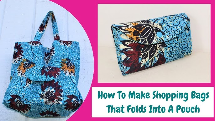 DIY Free pattern - Foldable, Reversible Tote Bag (2 Sizes) 