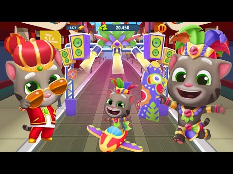 Talking Tom Gold Run - King Tom vs Fiesta Tom // China 2017 vs China 2026 updates 👑🎉🎊