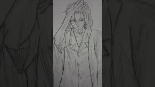 mikey drawing ☠️ from Tokyo revengers #anime #art