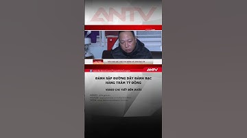 Phá đường dây đánh bạc hàng trăm tỷ đồng #antv #shorts #tintuc #danhbac