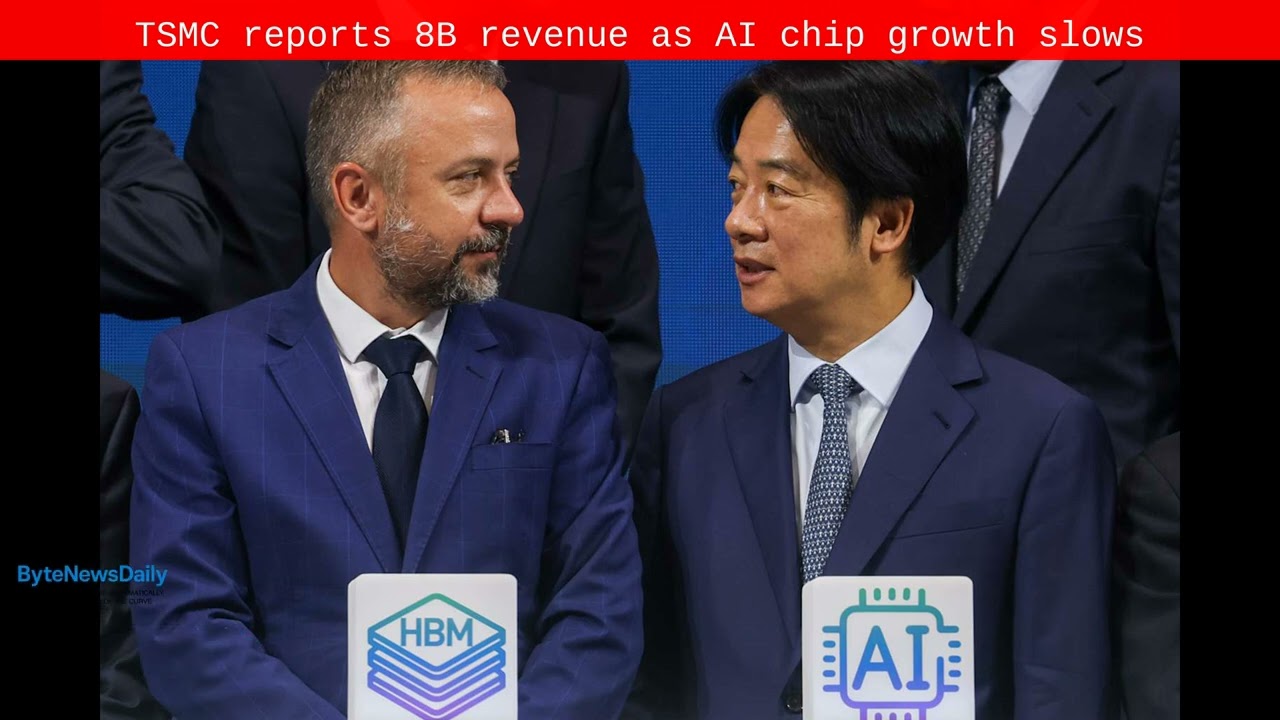 TSMC reports $88B revenue as AI chip growth slows - Byte News Daily