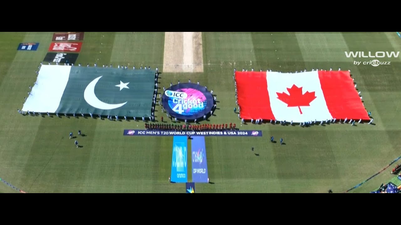 Can vs Pak anthem