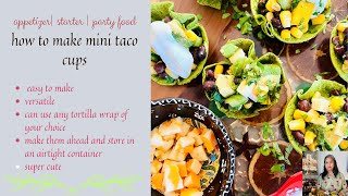 How To Make Mini Taco Cups Make Mini Taco Cups At Home