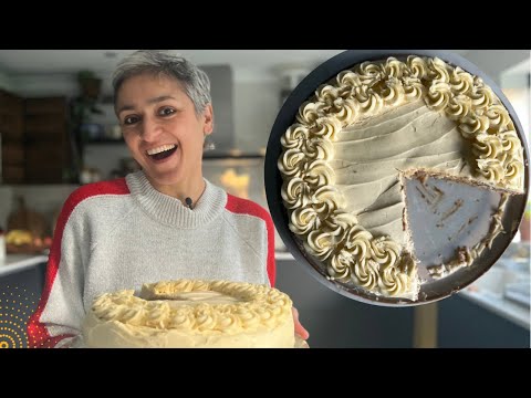 ITALIAN CELEBRATION CAKE  Stunning layers of sponge, syrup, custard and cream  Food with Chetna