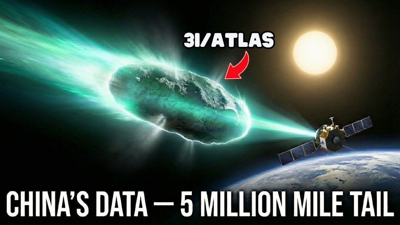 A 5-Million-Mile Tail Just Appeared in China’s Probe Data — Linked to 3I/ATLAS