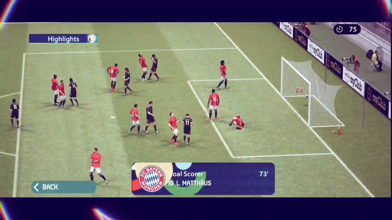 96 iconic Matthaus pes 2021. incredible dipping shot