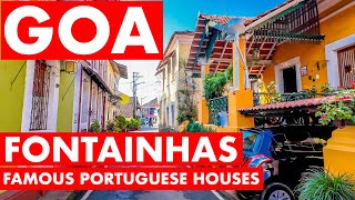 Goa | Fontainhas - February 2024 | Famous Latin Quarter - Portuguese Houses | Panjim City | Goa Vlog