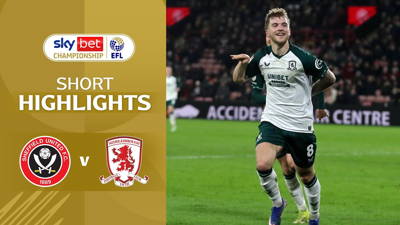 [Highlight] EFL Championship : Sheffield United vs Middlesbrough (10-02-69)