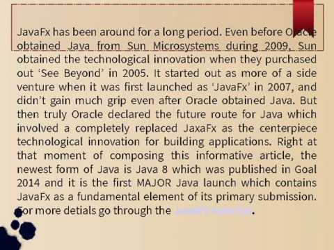 What Is JavaFX