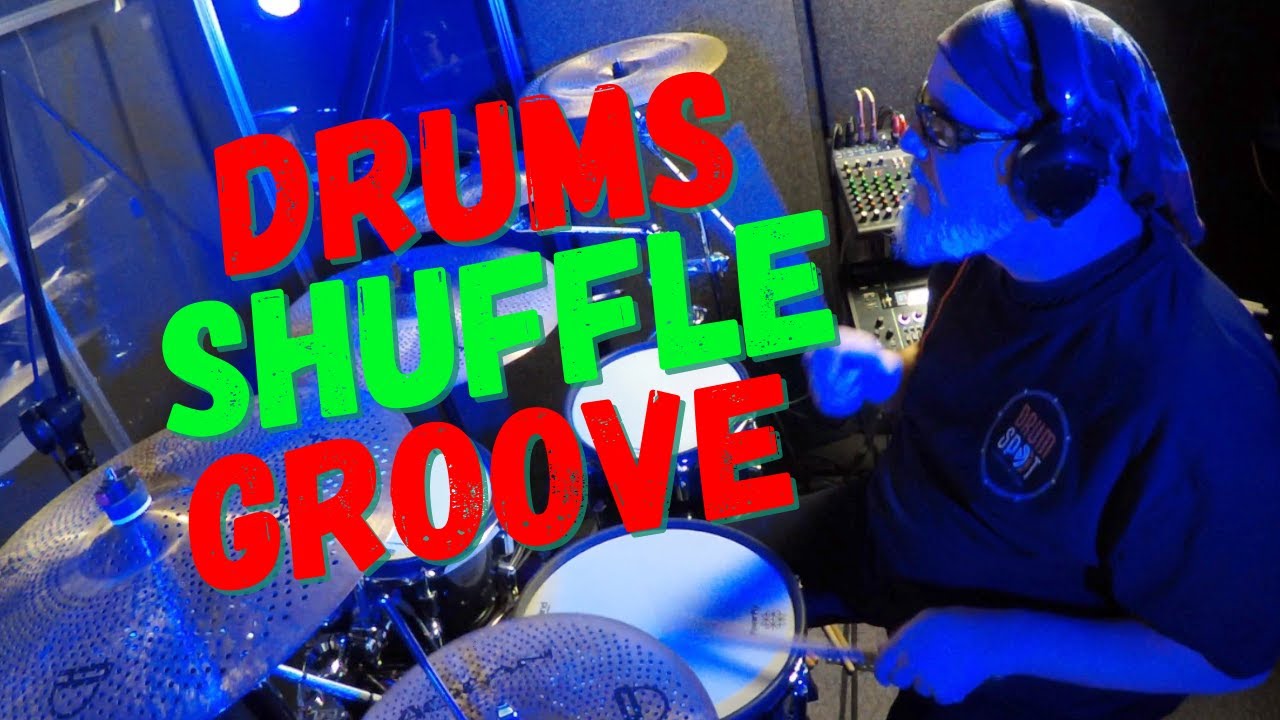 Real Time Drums SHUFFLE 5.4. Shuffle Groove For Beginners YouTube
