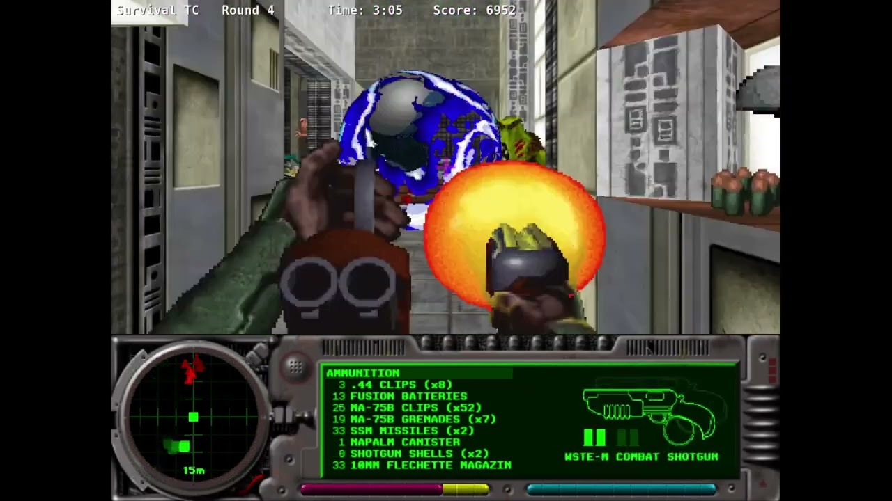 Marathon Caustic Dystopia v1.4: Level 8 - Pompeii Tsunami