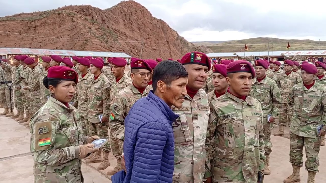 Licenciamiento de Luis y Daner, un viaje al Regimiento Tarapacá en Corocoro. 17/enero/2026