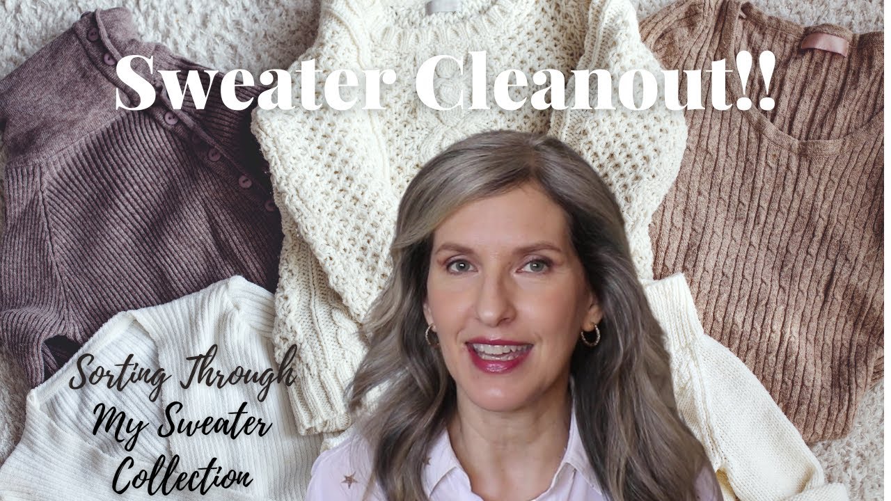 SWEATER CLEANOUT! Sorting through my Sweater Collection Meet