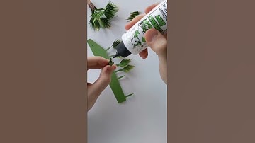 paper palm tree tutorial - cricut svg template DIY