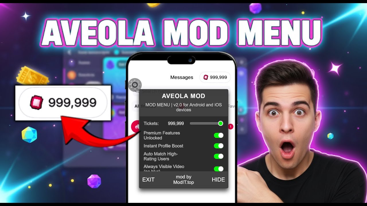 Aveola Mod - Unlimited Tickets Hack for Endless Chats! 📱✨