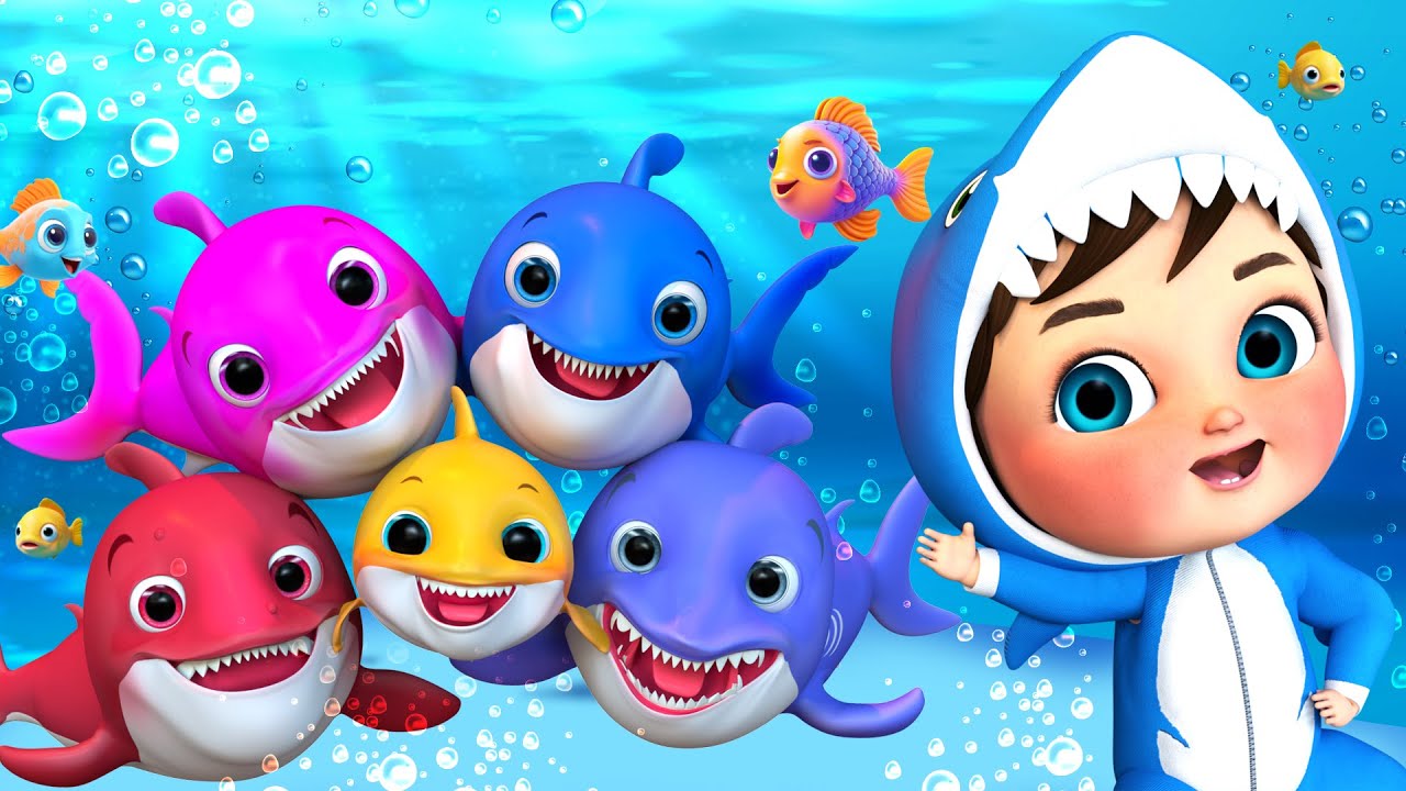 Baby Squalo nella Grotta Blu | Canzoni per bambini | Filastrocche e canzoni per bambini | Super Luca