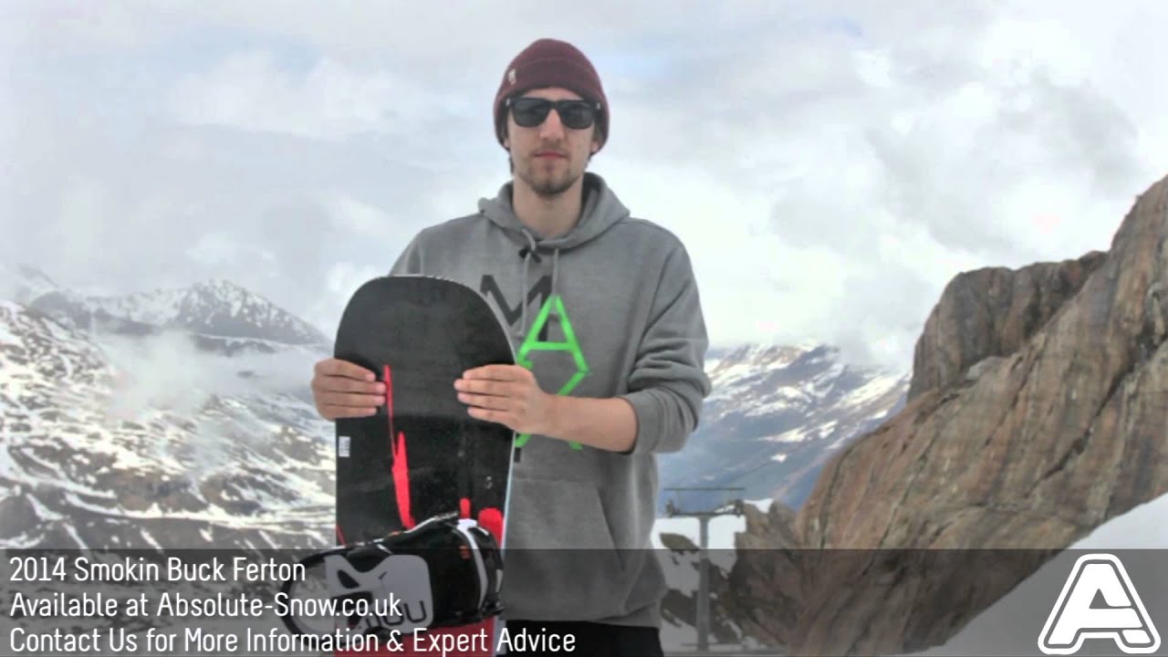 2013 / 2014 | Smokin Buck Ferton Snowboard | Video Review - YouTube