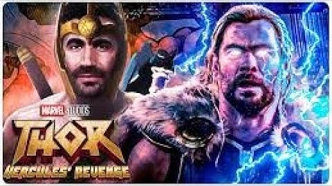 Revenge Of Hercules 2022 4K Scene   Thor 4  Love And Thunder   Thor vs Zeus Fight Movie Clip