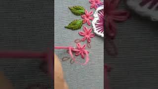 Hand embroidery designs | daisy stitch design shorts