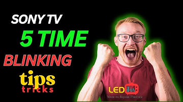 Sony led tv indicator blinking l 5 time blinking problem l #sonytv Kdl-43w950d