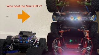 How fast is the Mini XRT against other Traxxas RCs?