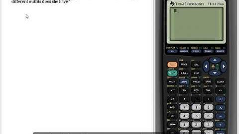 Counting: Fundamental Counting Principle: Outfits