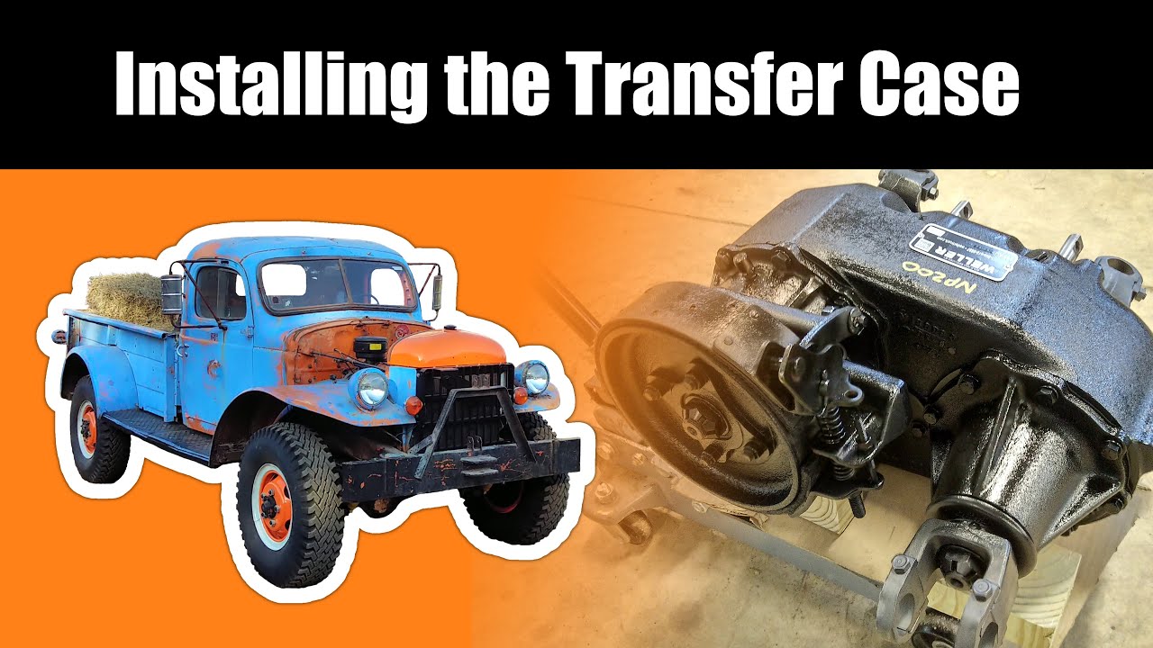 Installing the Transfer Case - Restoring a Dodge Power Wagon