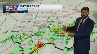 Rain moving out this morning for Cincinnati