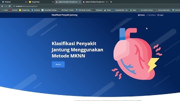 Source Code Klasifikasi Penyakit Jantung Berbasis Web Metode Modified K-Nearest Neighbor (MKNN)
