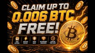 Bitcoin Giveaway β Get Up to 0.005 BTC Right Now!